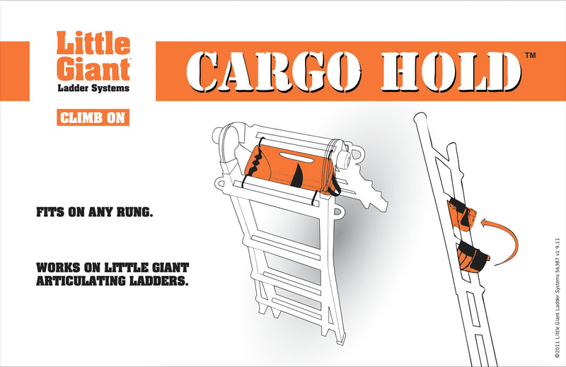 Ladders, Cargo Hold Tool Pouch, Ladder Accessory, Nylon, (15040-001) Silver