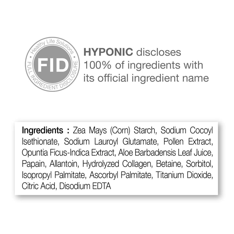 HYPONIC Gentle Cleansing Powder Wash for All Pets 24g (2g x 12) Individually Wrapped - Dry, Itchy, Hypoallergenic, Sensitive/Irritated Skin - PawsPlanet Australia