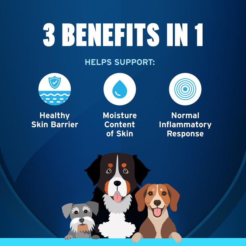 Bundle of K9 Advantix II XL Dog | 2-Mo Supply + Pet Protect Skin Health Soft Chews for Dogs, 60 Count