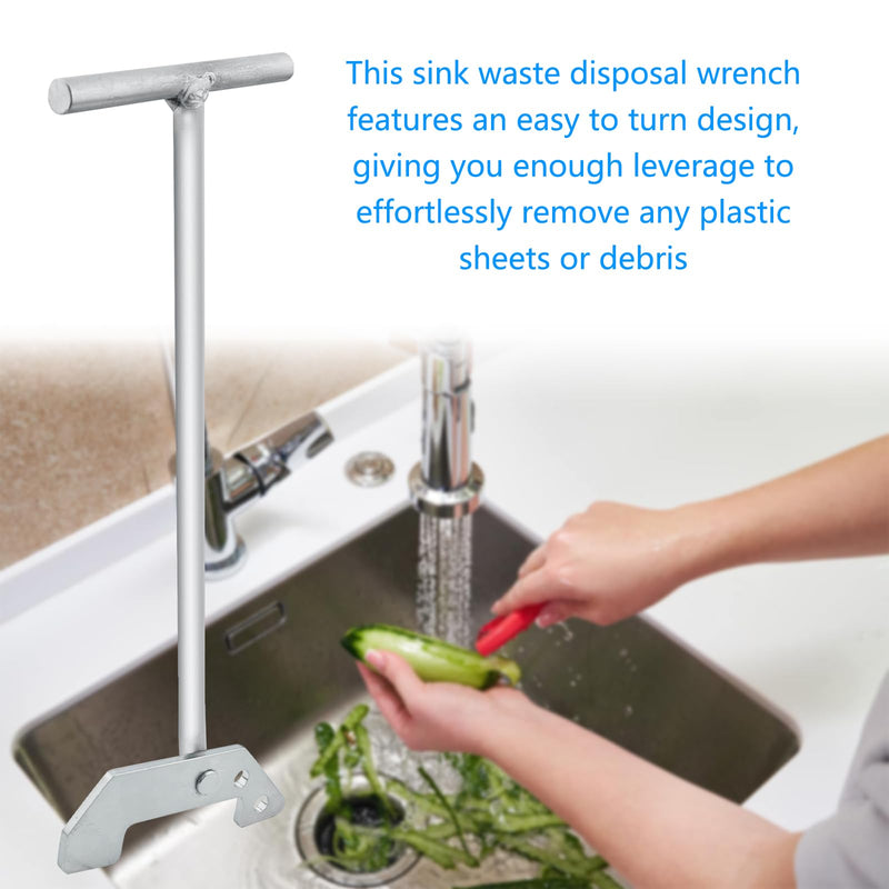 Garbage Disposer Unjamming Wrench Compatible for Moen Garbage Disposals,Conveniently Removes Kitchen Sink Clogs and Clutter from Above The Sink