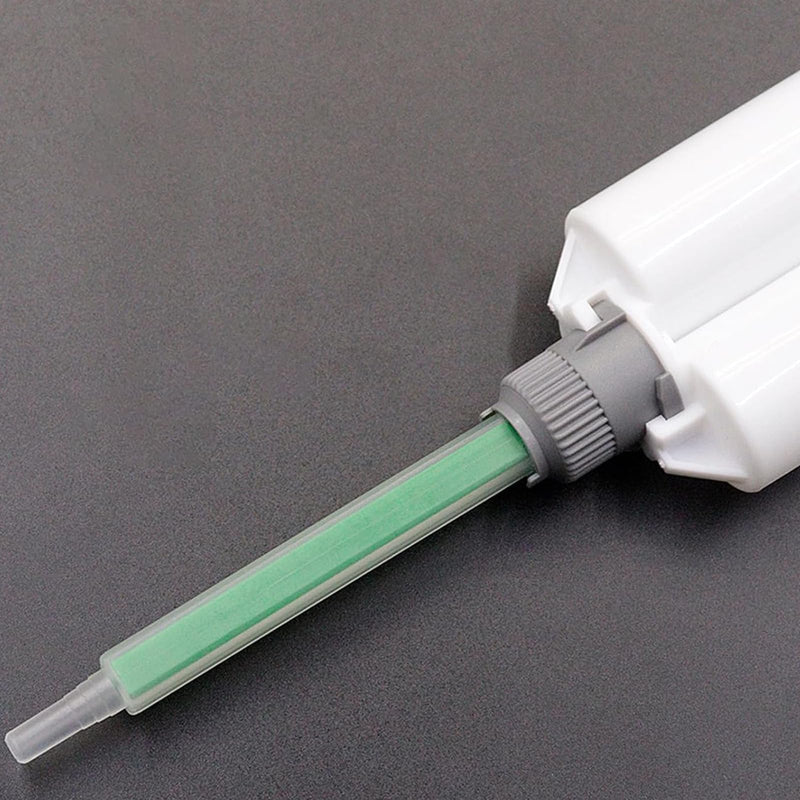 20 Mixing Nozzles Epoxy Adhesive Mixing Nozzle Tips Epoxy Resin Mixer Glue Gun Applicator for 50ml/1.7oz (1:1/2:1 Ratio)