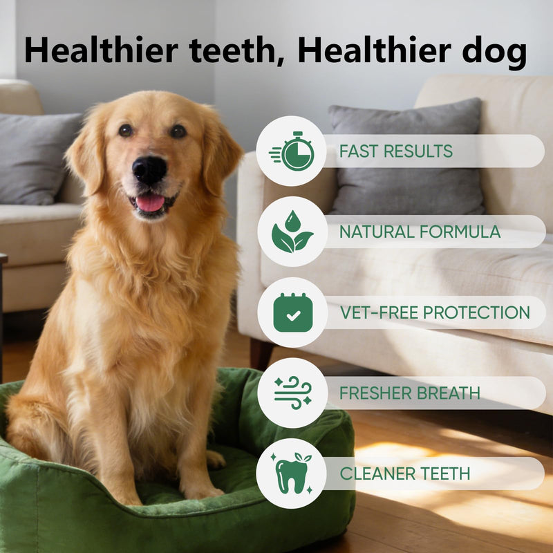 Milolabco Advanced Dental Spray, Dentaclean Spray for Dogs & Cat, Eliminate Bad Dog Breath and Cat Bad Breath, Minimize Tartar Buildup, Supports Oralhygiene, Fresher Breath, No Brushing, 100ml