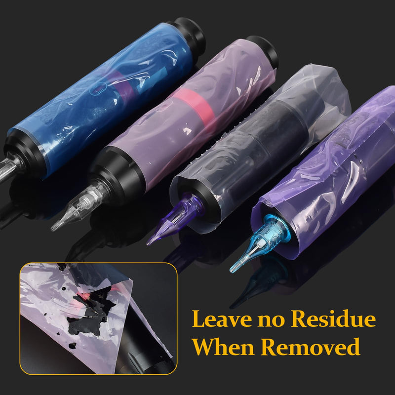 1200pcs Barrier Film Roll Disposable Tattoo Barrier Film Dental Barrier Film Perforated Adhesive Barrier Tape Sheets Tattoo Supplies (Purple) Purple