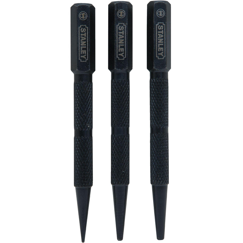STANLEY Nail Setter, Steel, 3-Piece (58-230) Multi One Size