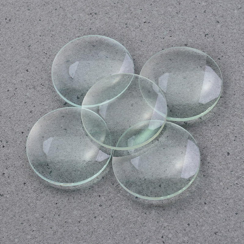 Concave Lens Set, Premium Optical Glass Double Convex and Concave Lens Set, 30mm Diameter, 3 Double Convex, 6 Piece Set Size 2x6pcs As Shownx6pcs
