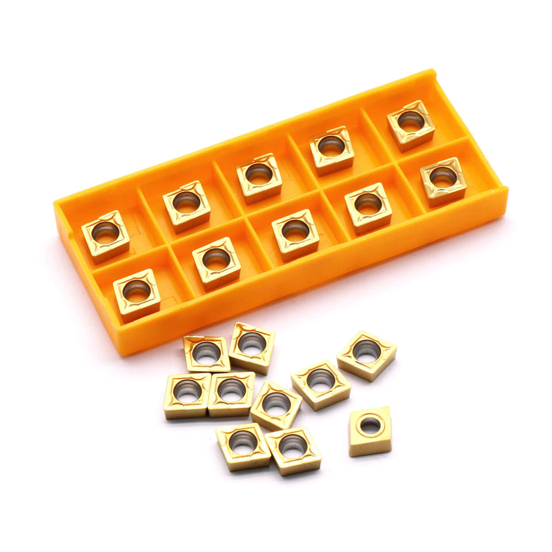 20pcs CCMT09T308 Carbide Milling Indexable Turning Inserts, Carbide Blades CCMT32.52