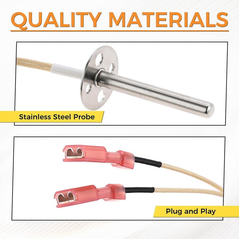 Replacement Temperature Probe Sensor Compatible with Bullseye RT-B380 RT-B380X Wood Pellet Grill