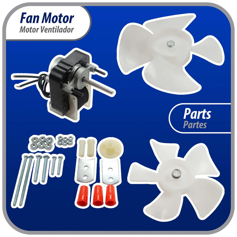 Fan Motor"672" Kit 220v 1/130hp 50/60hz Appli Parts Apfm-672 Ref. Nuv-672