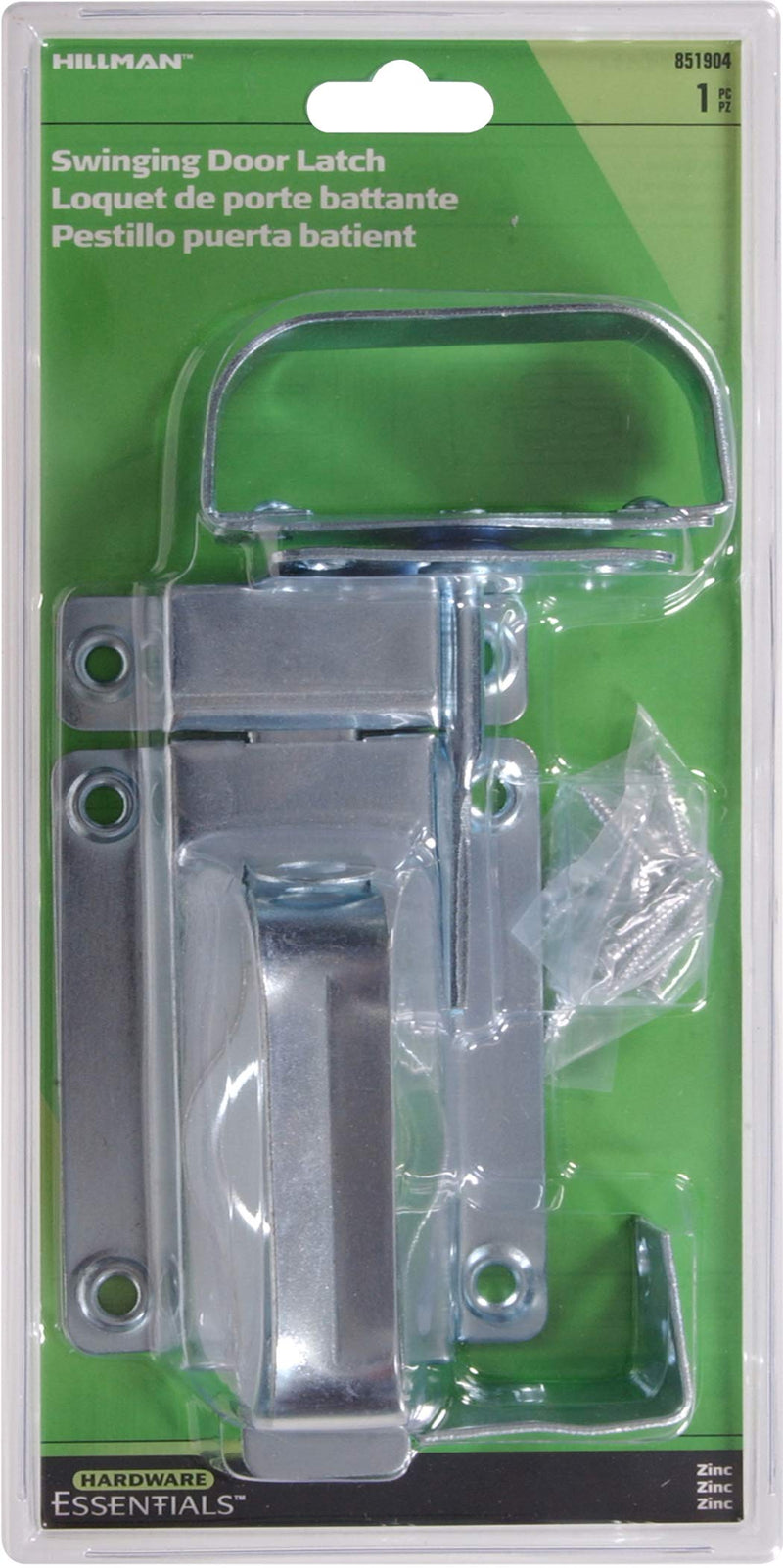 The Hillman Group 851904 Swinging Door Latch- Zinc Plated 1-Pack