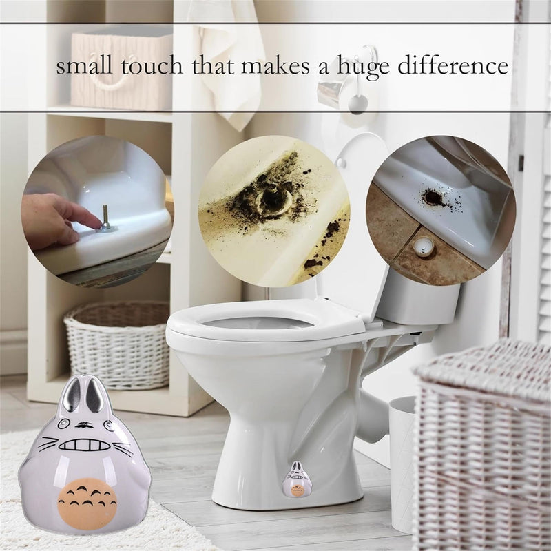 FKOG Ceramic Mushroom Toilet Bolt Caps, Mushroom Toilet Bolt Covers, Toilet Replacement Parts Decorative Bathroom Accessory Cute Bathroom Decor (Mushroom)