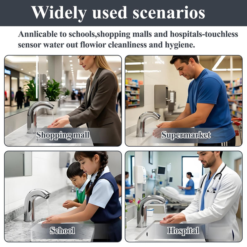 Banhey Faucet Sensor Replacement Kit, Compatible with Sloan SFP-41-A SF Series Electronic Faucets, 6-Pin Connector, Fits SF2100/2150/2200/2250/2300/2350/2400/2451, Infrared WC Repair Parts 0362041