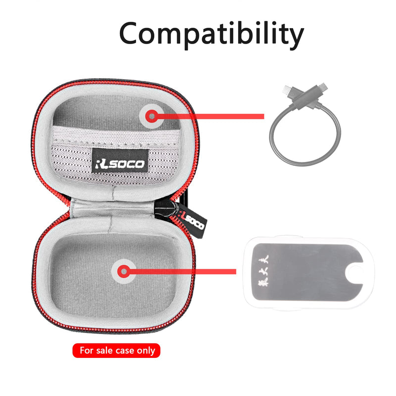 RLSOCO Fingertip Pulse Oximeter Case for Zacurate/Innovo/Vibeat/iHealth/Santamedical and More Fingertip Pulse Oximeter Blood Oxygen Saturation Monitor (Case Only)