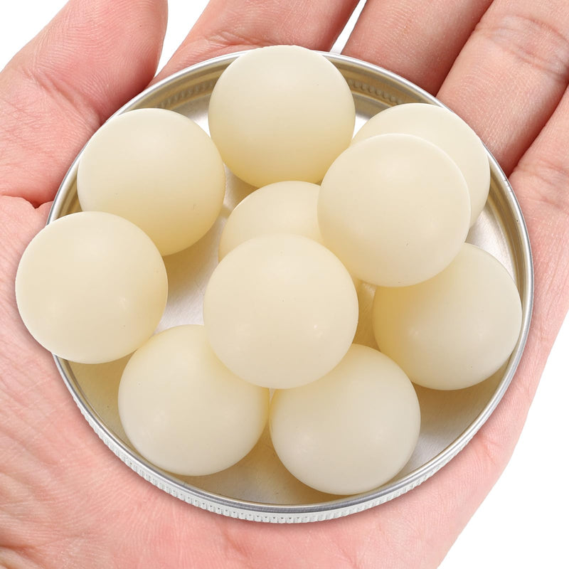 uxcell 10pcs Nylon Bearing Balls 1" 25.4mm Solid Plastic Balls, Precision Mini Nylon Balls 1"