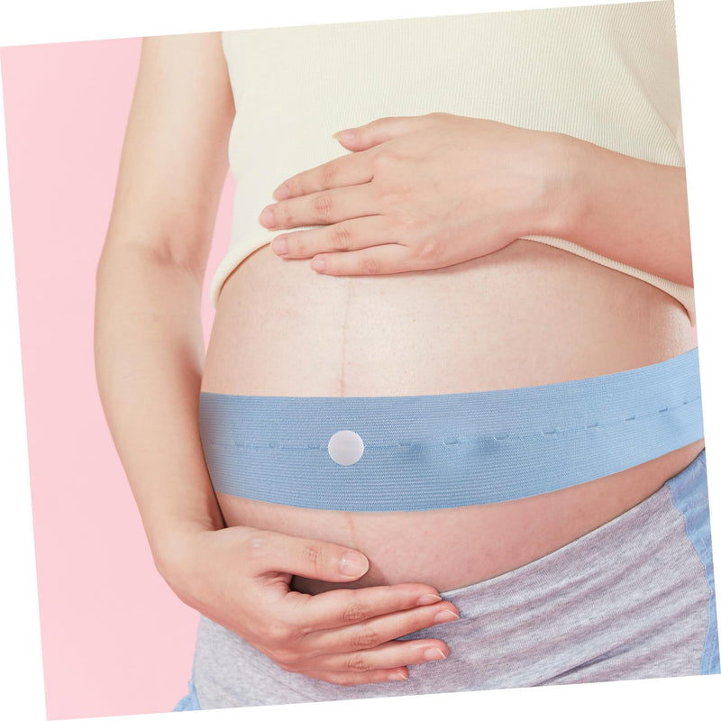 2pcs Fetal Heart Rate Monitoring Fetal Monitoring Fetal Heart Monitoring Strap Women Accessories Fetal Monitoring Strap Belly Support Prenatal Women's Nylon