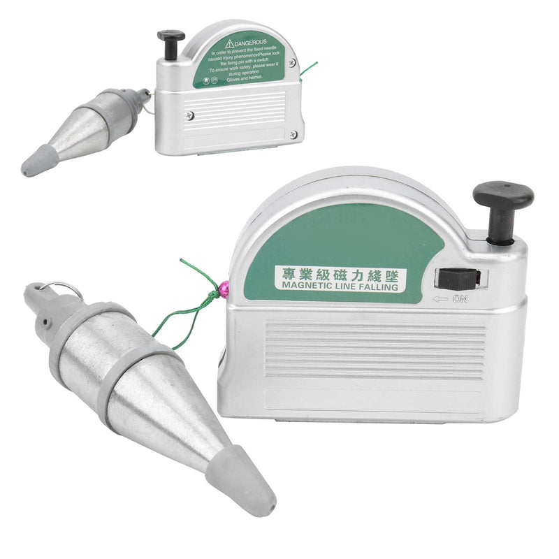 Plumb Bob, Alloy Steel Magnetic Wire Hammer with Fixed Pin for Verticality Measurement