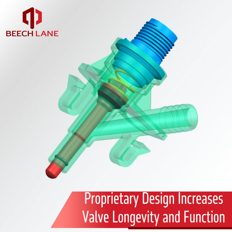 Beech Lane Upgraded Water Valve Kit Replaces 385311641 for Dometic Toilets 300, 310, and 320, Increased Freeze Resistance, Long Valve Lifespan, Ultrasonic Sealing Safeguards Against Leaks (Natural) Natural