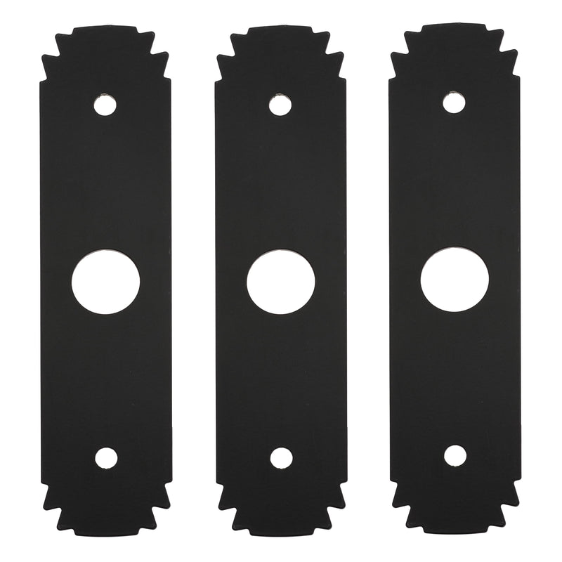 8 Inch Edger Steel Serrated Blade Replace AC04215 Reversible Heavy Duty Hardened Steel Edger Blade for Ryobi for Edgers UT50500 UT15518 RY15518 RYEDG11 P2310 P2300B 1" Center Hole (3) 3