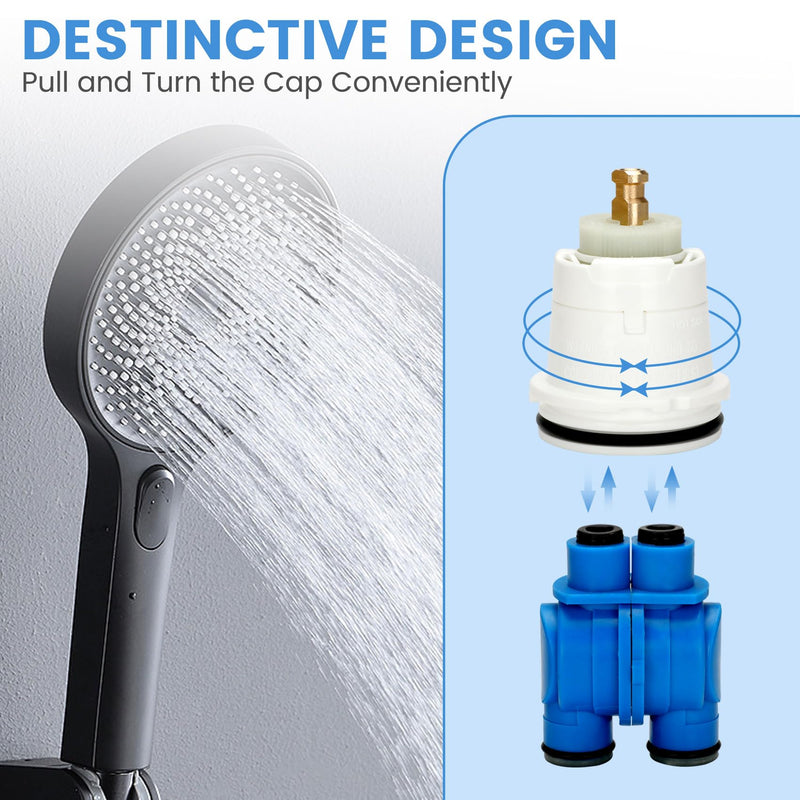 RP19804 Shower Cartridge Compatible with Delta Faucet 1300/1400 Series Tub and Shower Valves, RP19804 Cartridge Replacement Fits Select Monitor Valves 1993-2007 (2 PCS) RP19804(2Pack)