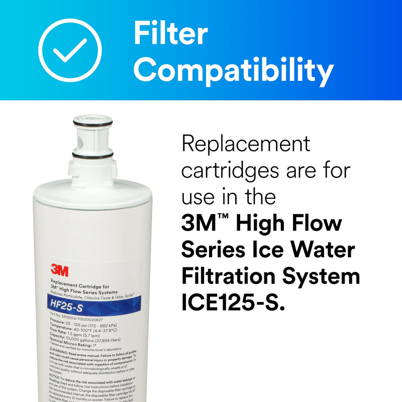 3M High Flow Series Filter Cartridge HF25-S 1 Count