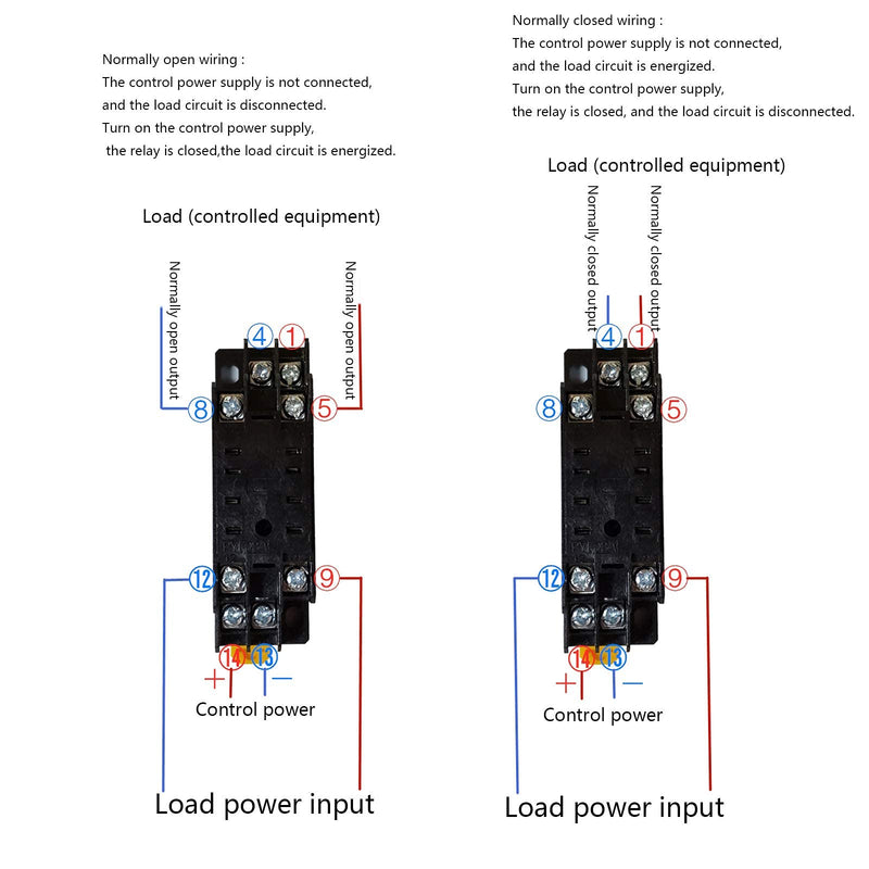 DC12V H3Y-2 Delay Timer Time Relay 0-60S Second & Base Socket DPDT 8-Pin (DC 12V)