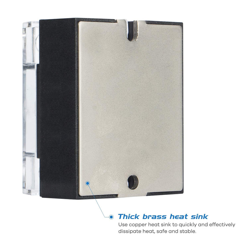 CG Solid State Relay SSR-100DA DC to AC Input 3-32VDC to Output 24-480VAC 100A Single Phase Plastic Cover… DC to AC 100A