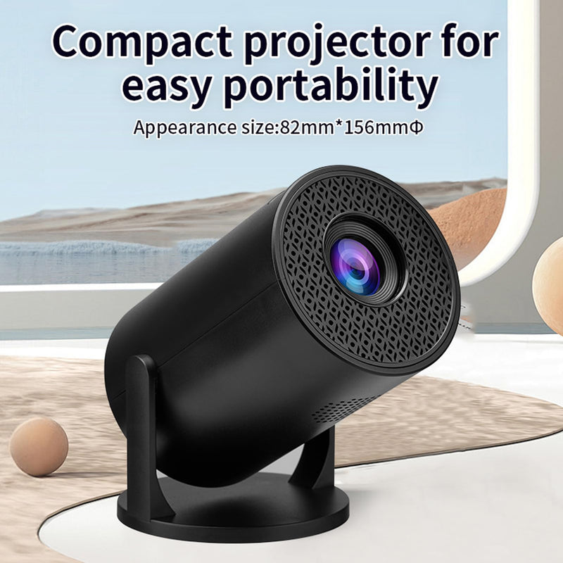 Mini Projector with WiFi, 1080P Full HD Portable Projector, 270° Adjustable, Video Movie Projector for Android Laptop PC Smartphone