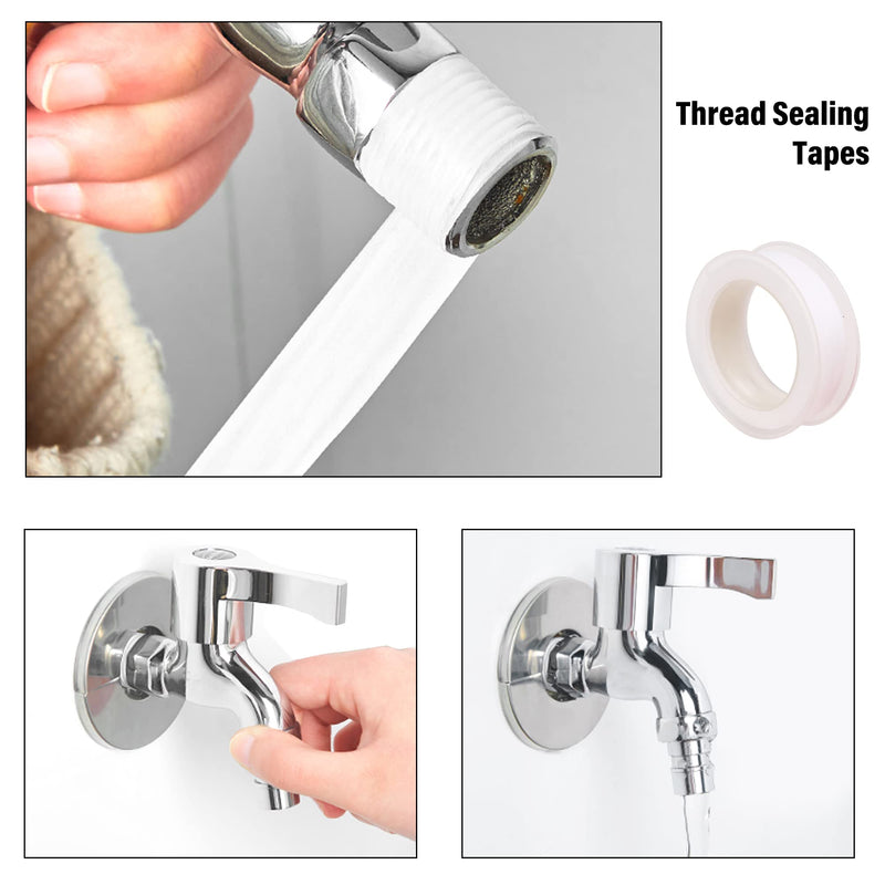 Toilet Water Tank Inlet Outlet Drain Fill Valve Set 8.27Inch Connected Double