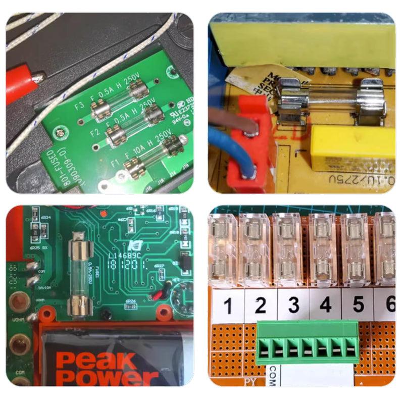Fast Blow Fuse F7AL250V 6x30mm Pack of 10 Glass Fuse 7A 7Amp 250V Glass Fuses 0.24x1.18 Inch