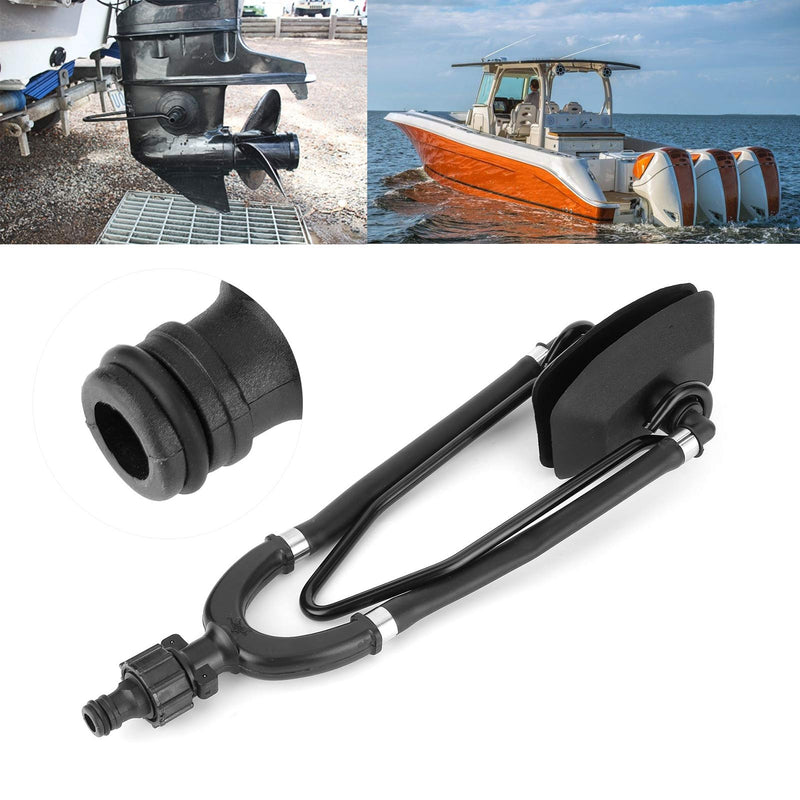 Acouto Outboard Motor Flusher Boat Motor Flusher Boat Dual Water Feed Motor Flusher Outboard Boat Motor Water Flusher Dual Feed Large Rectangular Ear Muffs Fast Connection