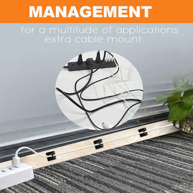 140 Pack 3/4" Zip Tie Adhesive Mounts Self Adhesive Cable Base Holders with Multi-Purpose Tie wire clips with screw hole,Anchor stick on wire holder,Black 140 Pack 3/4“ Black
