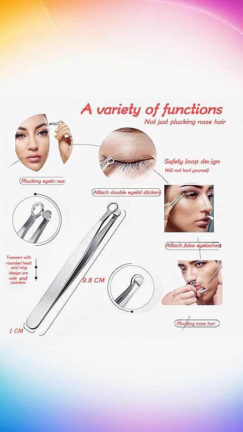 MAIMIO Nose Hair Cutter, Nose Hair Trimmer, Round, Painless, Safe, Easy, Eyebrows, Gray Hair, Unwanted Hair Treatment - NewNest Australia