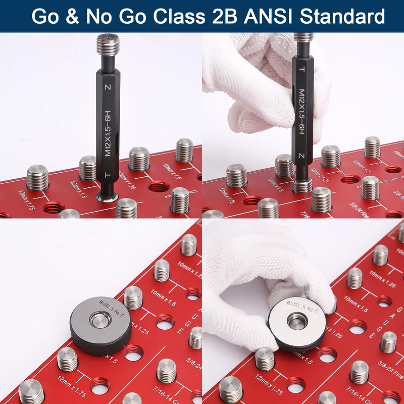 Thread Checker, Nut and Bolt Thread Checker, Bolt Size and Thread Gauge, Bolt and Nut Identifier Gauge, Bolt Gauge