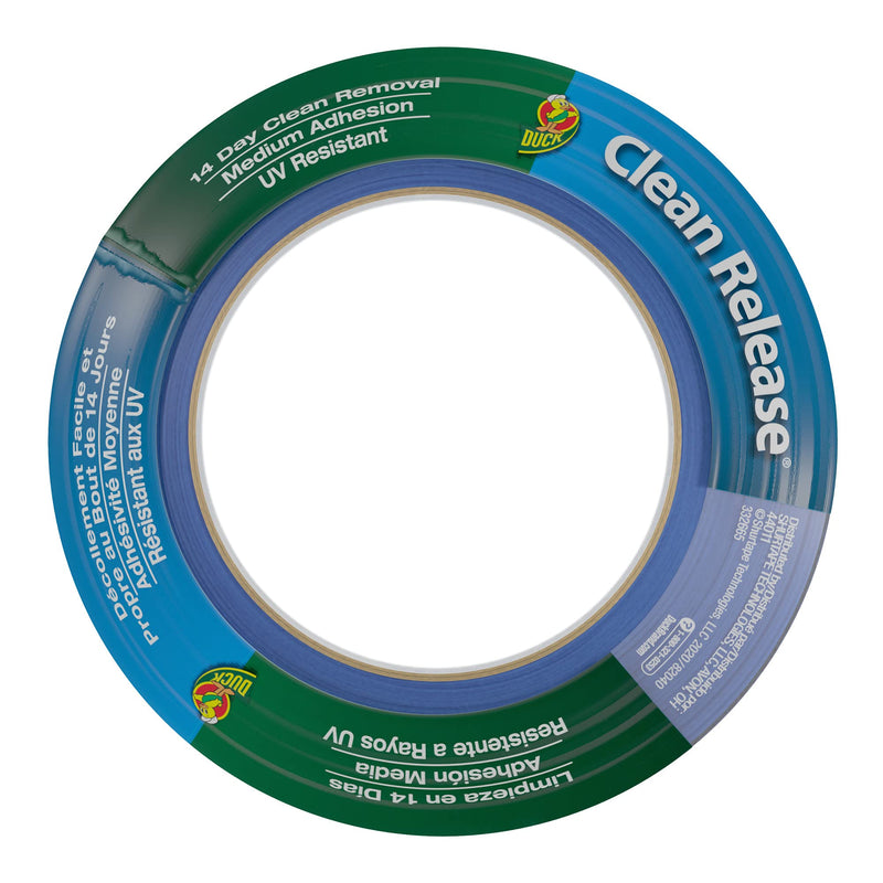 Duck Brand Clean Release Painter's Tape, 0.94 Inch x 60 Yards (240193) 1 Roll, 0.94" x 60 Yds