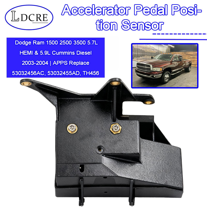 53032456AE Accelerator Pedal Position Sensor Fit for Dodge Ram 1500 2500 3500 5.7L HEMI & 5.9L Cummins Diesel 2003-2004 | APPS Replace 53032456AC, 53032455AD, TH456