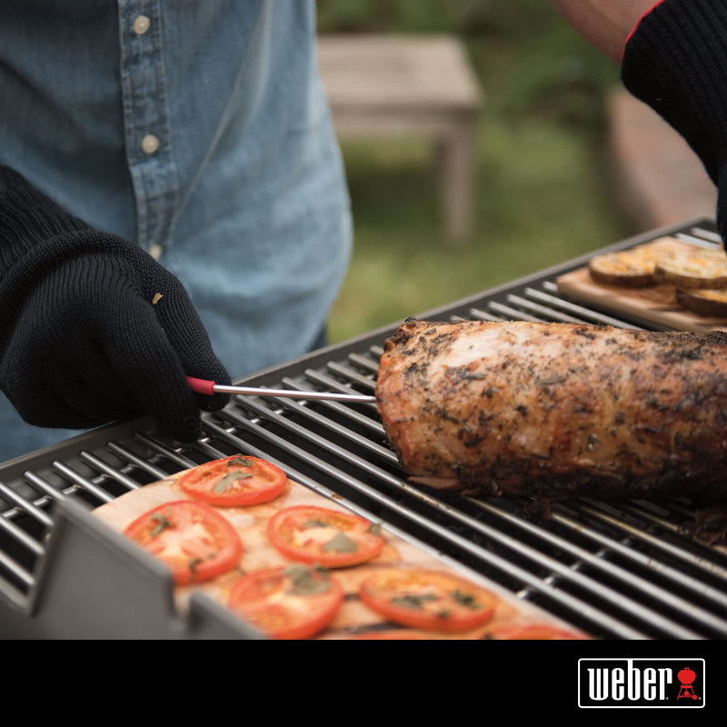 Weber iGrill Pro Meat Probe – Durable Stainless‑Steel Temperature Probe for iGrill & Weber Connect Devices with Color-Coded Sleeves Single