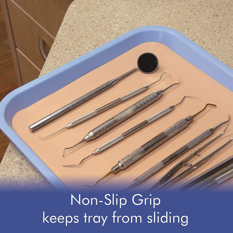 White Dental Autoclavable Plastic Instrument Set Up Flat Tray (13.25 Inches x 9.75 Inches, Size B) by PlastCare USA 1 White