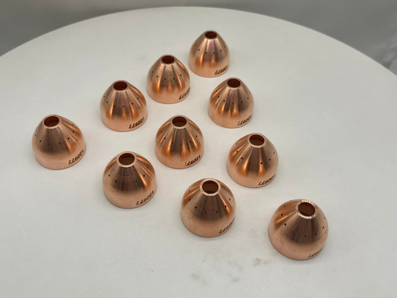 10Pcs 120977 Shield Cap Gouging Cup for Hypertherm Powermax 1000/1250/1650 T60/T80 Plamsa CuttingTorch