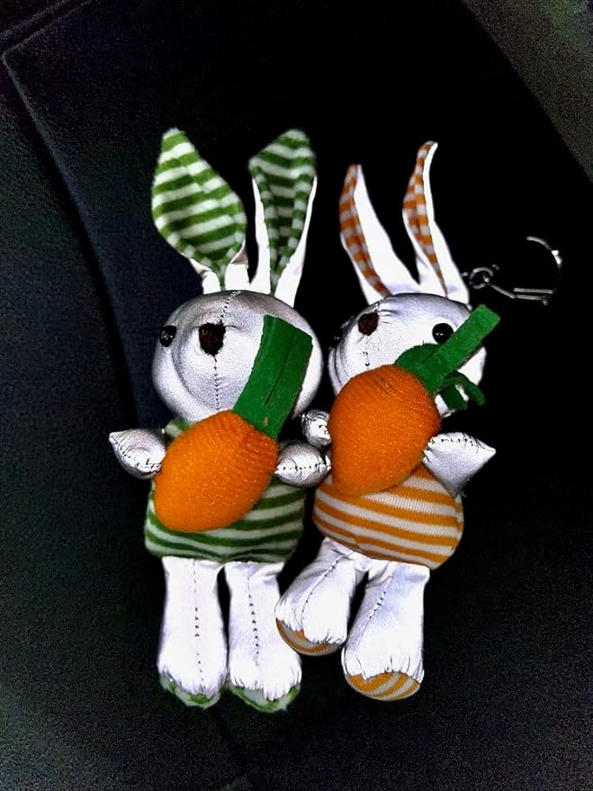 Reflector Large Reflective Mascot, Guripupe, Carrot Rabba, Traffic Safety Goods (Orange Shima Pattern) - NewNest Australia