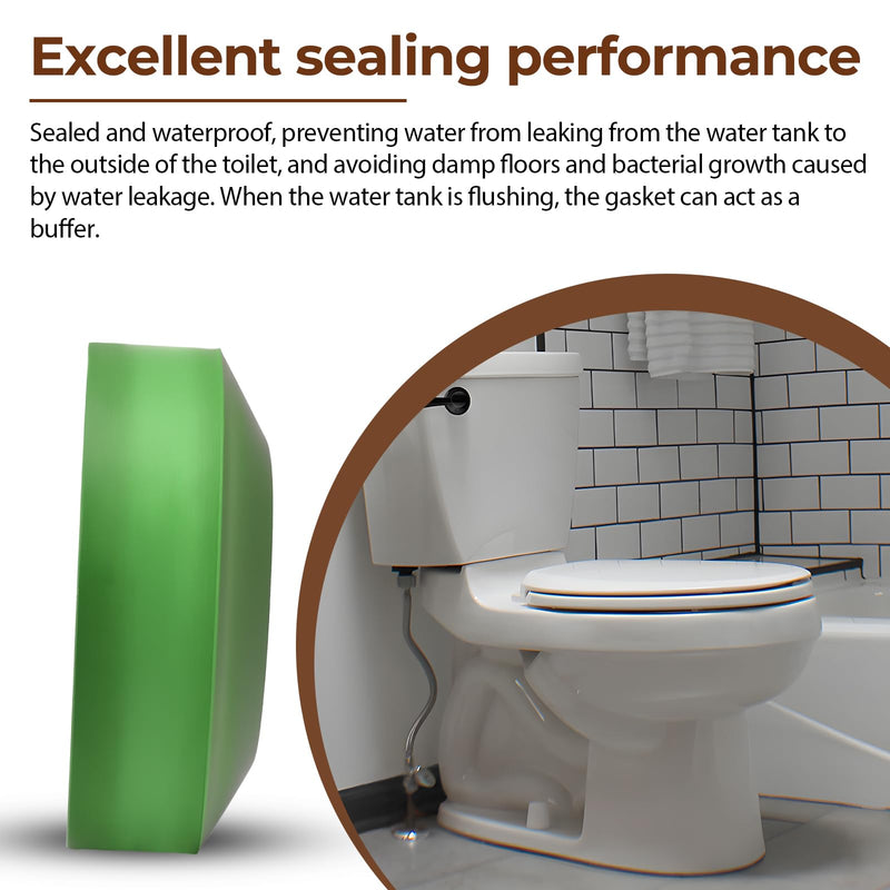 99-591 Toilet Bowl Replacement Gasket Compatible with Gerber Toilet Tank to Bowl Gasket Fit for Ultra Flush 28-380/384/385/790 Tank