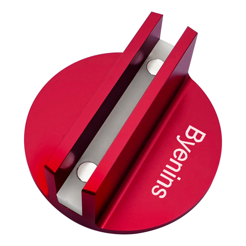 Large Slotted Universal Magnetic Jack Pad Weld Frame Rail Adapter(red) for Most Model Cars Red