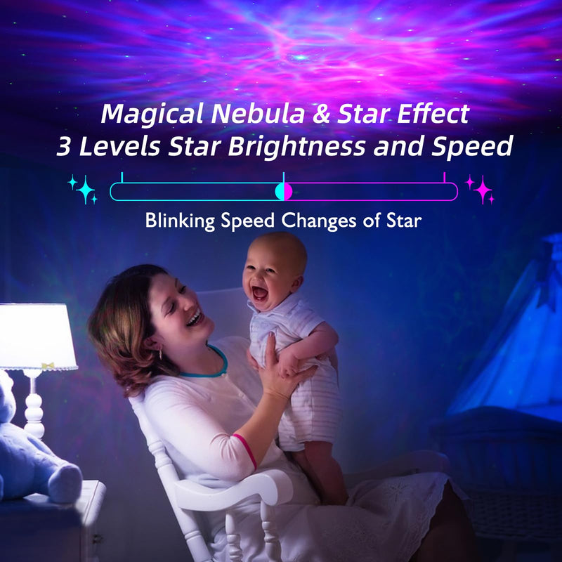 Astronaut Galaxy Projector with Nebula, Star Projector Ceiling LED Lamp with 8 Modes Astronaut Starry Night Light with Remote Gift for Kids Adults for Bedroom Christmas, Birthdays, Valentine's Day White