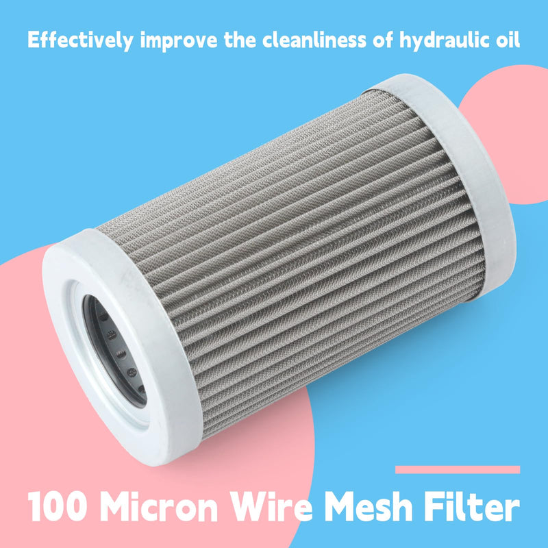 100 Micron Wire Mesh Filter Compatible with Lenz DH-750 DH-1000 Medium Pressure in Line Filters Part Replace 5062-100 5062-100V