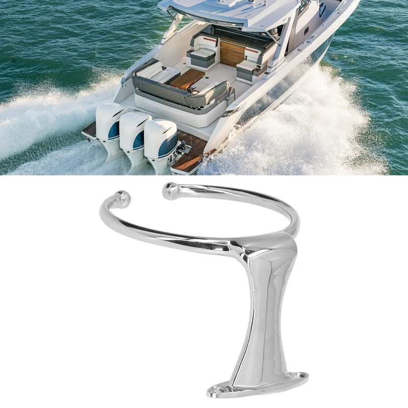 Yctze Boat Ring Cup Holder Drink Holder Boat Ring Drink Holder Marine 316 Stainless Steel Ring Cup Holder for Yacht Truck Popular