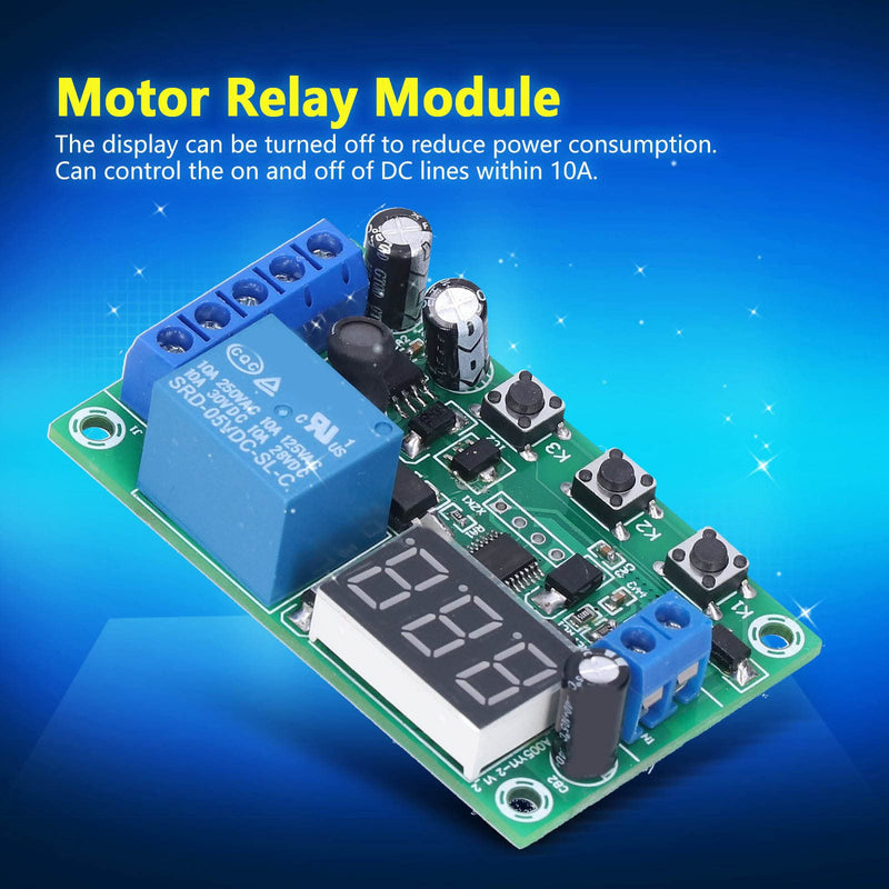 12V DC Current Detection Module Digital Display Current Sensor Module Relay Module Voltage Tester Sensor