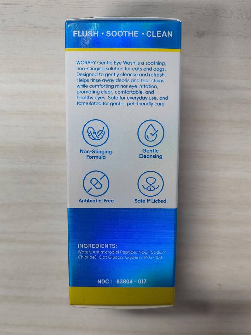 Daiasns Cataract Drops for Dogs, Eye Drops for Eye Infection Treatment, Relieving Itching & Irritation, Vet-Recommended Pink Eyes and Tear Stain Cleaner for Dogs and Cats - 3.38oz
