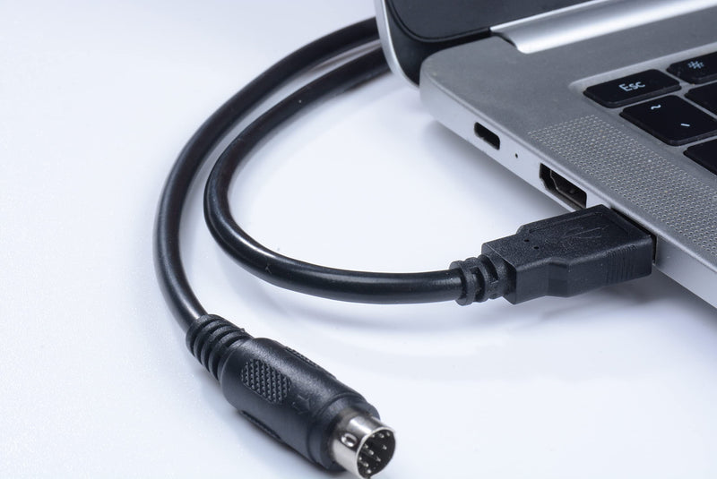 FX-USB-AW USB Programming Cable for Mitsubishi PLC FX3UC FX3G FX3U 3SA Series, 10 FT