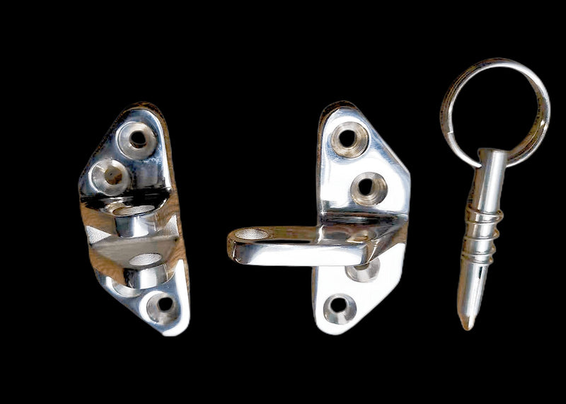 Marine Boat Hatch Hinge with 2" Removable Pin,316 Stainless Steel,Solid Cast Hatch Hinge (2Pack)