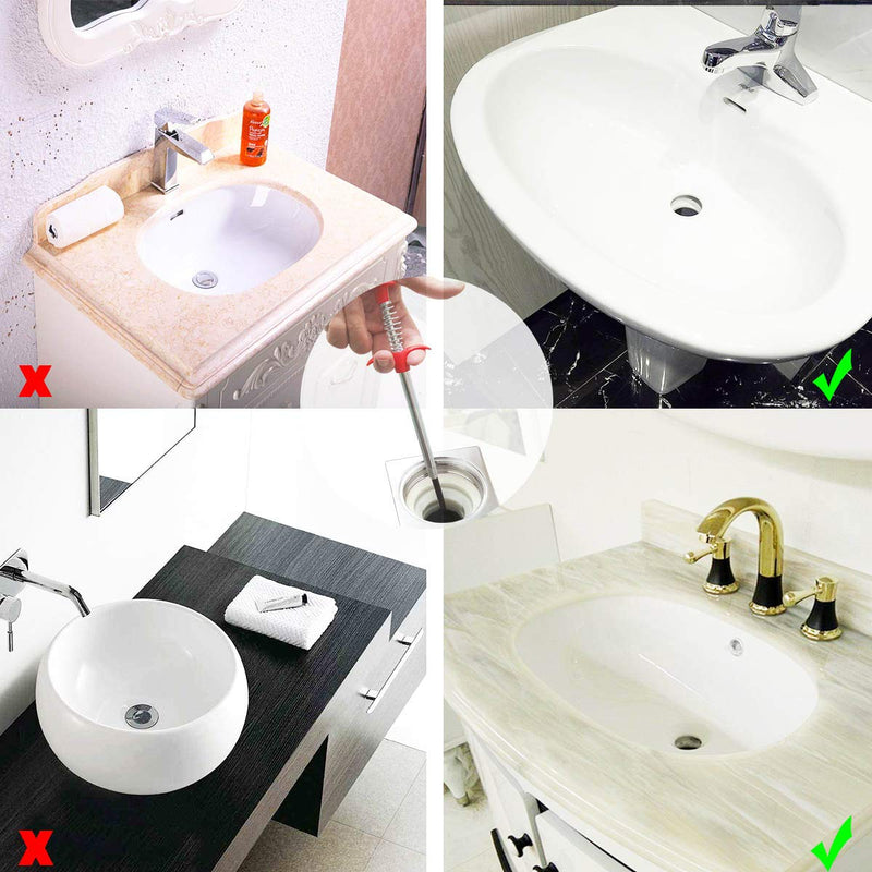 Plumbing Grabber Sink Grabber Flexible Claw Pickup Tool for Litter Pick, Drains, Home Sink, Toilet & Clean Dryer Vents (24inch) 24inch
