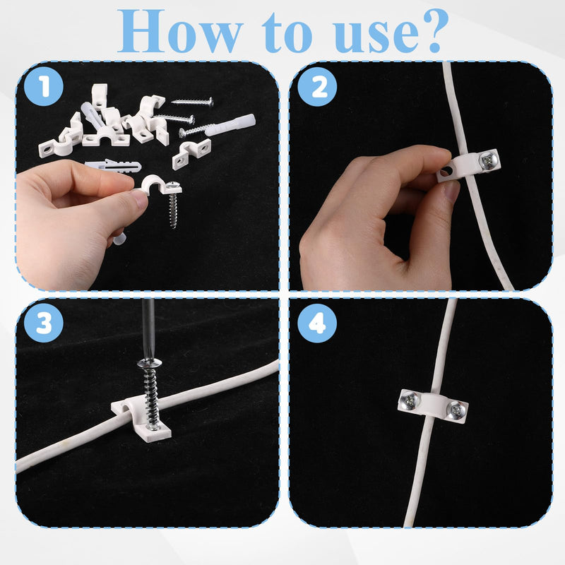 12 PCS Wire Shelf Clips, Shelf Clips for Metal Shelving Closet Maid Shelf Clips Metal Shelf Clips with Screws Expansion Tubes Metal Wire Clips for Wire Shelving Concrete Installation Accessories
