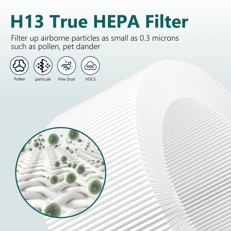 2 Pack Z-1000 Filter Replacement + 4 Extra Activated Carbon Pre-Filters | Compatible with TruSens Z-1000 (Model AFH-Z1000-01)